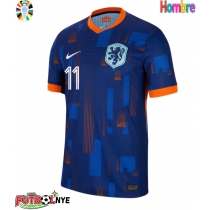 Camiseta Países Bajos Cody Gakpo #11 Visitante Equipación Eurocopa 2024 manga corta